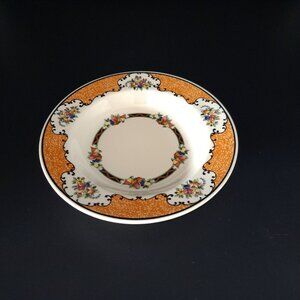 Vintage Syracuse China Old Ivory Charlton Haddon Hall Bowl 6 3/4" Floral Design
